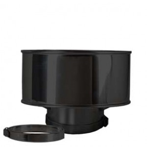 Anti-wind Cowl dia 150mm - Black Anti-wind Cowl dia 150mm - Black